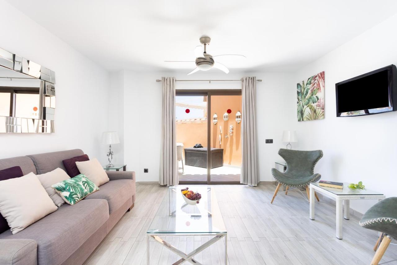 Exclusive Attic Las Vistas 3 With Breathtaking Sea View, Only 100 M To The Sea, Heated Pool, Aircon, Wifi Arona  Exteriör bild