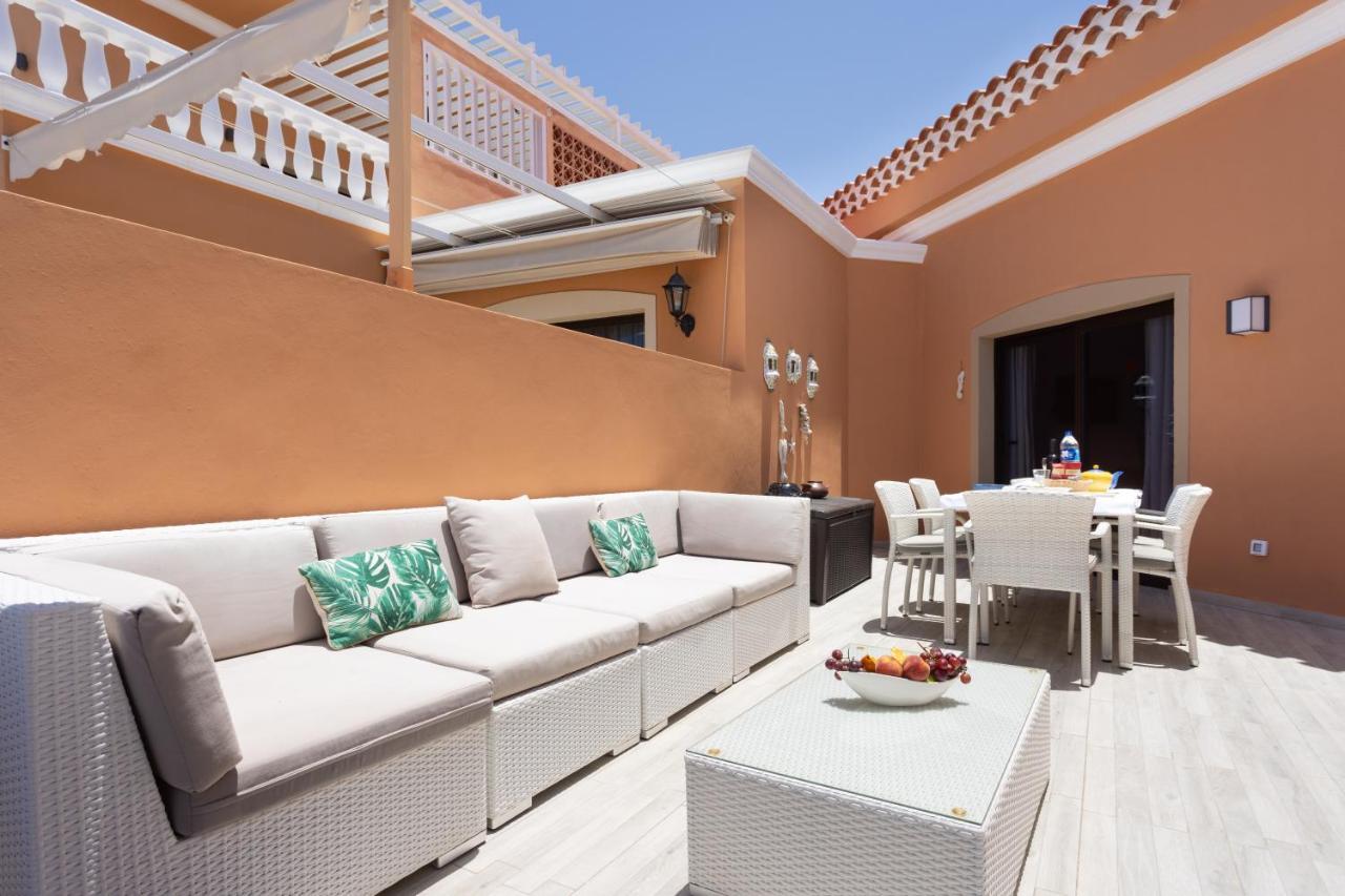 Exclusive Attic Las Vistas 3 With Breathtaking Sea View, Only 100 M To The Sea, Heated Pool, Aircon, Wifi Arona  Exteriör bild